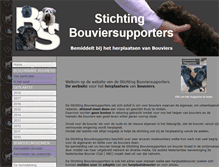 Tablet Screenshot of bouviersupporters.nl